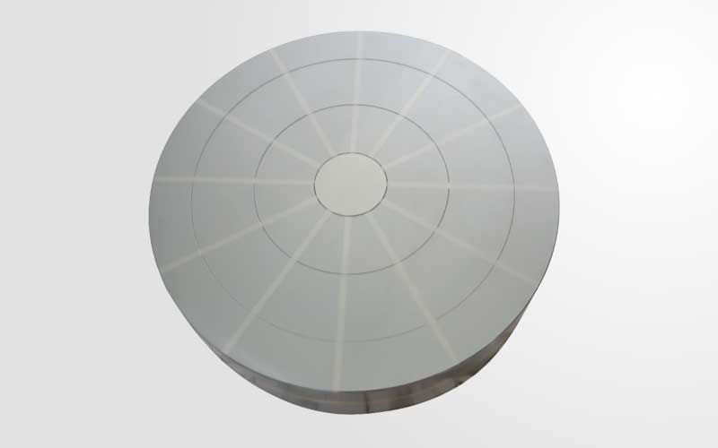 Radial pole round permanent magnetic chuck
